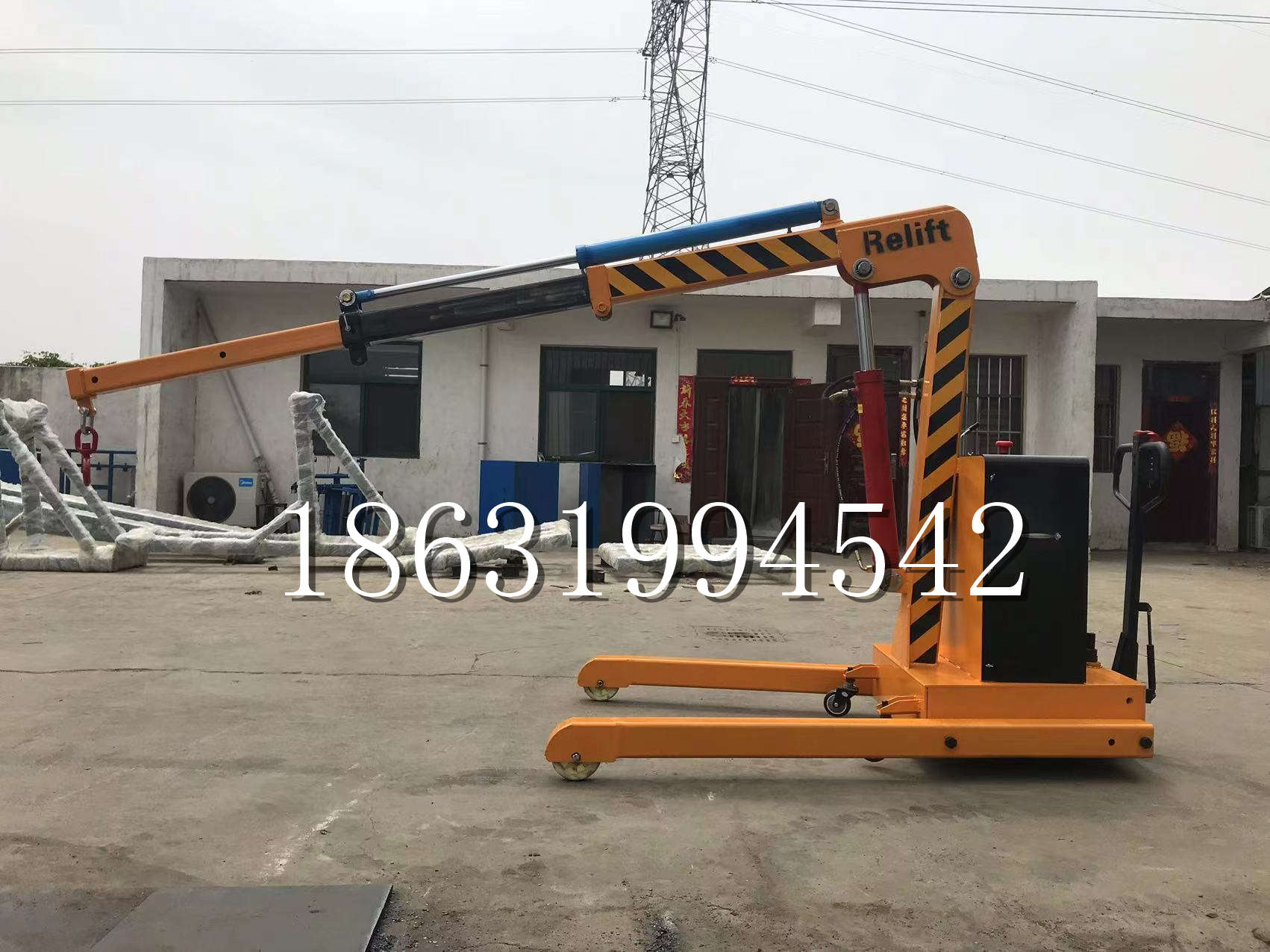 海港区久征定做3吨三轮随车吊 农用园林绿化移树吊 平板工程用小吊机